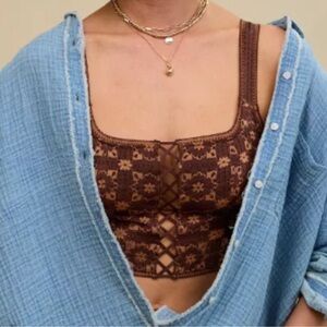 Aerie Show Off Lace Bra Top New with Tag Size XXL